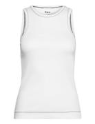 Alisson - Heavy Rib Tops T-shirts & Tops Sleeveless White Day Birger E...