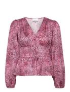 Patty Blouse Tops Blouses Long-sleeved Pink Noella