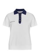 Logo Knit Sport T-shirts & Tops Polos White Röhnisch