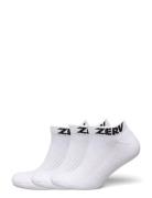 Zerv Performance Socks Short 3-Pack Sport Socks Footies-ankle Socks Wh...