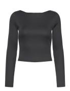Dromeda Tops T-shirts & Tops Long-sleeved Black HUGO