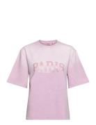 C_Enine_Town Tops T-shirts & Tops Short-sleeved Pink BOSS