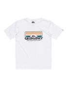 Step Inside Ss Youth Tops T-shirts Short-sleeved White Quiksilver
