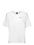 C_Eband Tops T-shirts & Tops Short-sleeved White BOSS