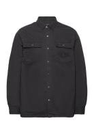 Canvas Workwear Overshirt Tops Overshirts Black Superdry
