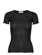 Rosemunde Rwbelize Ss O-Neck T-Shirt Svart