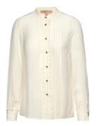 Michael Kors Rfl Button Down Blouse Vit