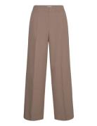 Onlelly Life Mw Wide Pant Tlr Bottoms Trousers Wide Leg Brown ONLY