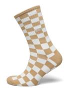 Checkerboard Crew Sport Socks Regular Socks Beige VANS