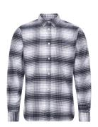 Shadow Check Tops Shirts Casual Navy French Connection