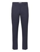 Les Deux Como Reg Wool Mélange Suit Pants Marinblå