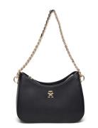 Th Refined Chain Shoulder Bag Bags Top Handle Bags Black Tommy Hilfige...