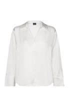 Gina Tricot Satin Shirt Vit