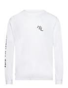 Hel Long Sleeve Tops T-shirts Long-sleeved White Makia