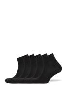5-Pk Basic Running Socks Sport Socks Regular Socks Black ZEBDIA