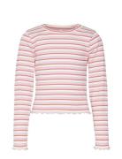 Vmhelle Ls Stripe Top Jrs Girl Tops T-shirts Long-sleeved T-shirts Mul...