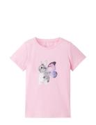 Tom Tailor Photoprint T-Shirt Rosa