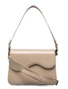 Elude Shiny Structure Bags Small Shoulder Bags-crossbody Bags Beige HV...