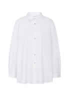 Noor Boyfriend Shirt Tops Shirts Long-sleeved White NORVIG