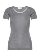 Femilet Juliana T-Shirt Short Sleeve Wool Grå