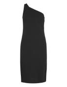 Shoulder Jersey Dress Designers Knee-length & Midi Black Filippa K