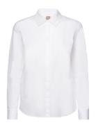 Banew3 Tops Shirts Long-sleeved White BOSS
