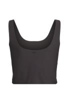 Alice Fitted Top Tops Crop Tops Sleeveless Crop Tops Black Rethinkit