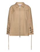 Loose Fit Jacket Outerwear Jackets Light-summer Jacket Beige Cannari C...