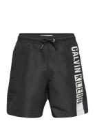 Medium Drawstring Bottoms Shorts Black Calvin Klein