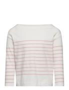 Striped Long Sleeves T-Shirt Tops T-shirts Long-sleeved T-shirts Pink ...