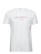 Amalfi T-Shirt Tops T-shirts Short-sleeved White Les Deux