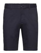 Mango Slim-Fit Chino Cotton Bermuda Shorts Marinblå