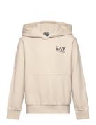 Sweatshirts Sport Sweat-shirts & Hoodies Hoodies Beige EA7