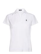 Ralph Lauren Golf Tailored Fit Mesh Polo Shirt Vit