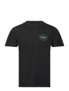 Stapler Tee Sport T-shirts Short-sleeved Black Rip Curl