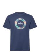 Fill Me Up Tee Sport T-shirts Short-sleeved Navy Rip Curl