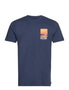Keep On Trucking Tee Sport T-shirts Short-sleeved Blue Rip Curl