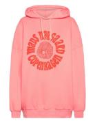 Organic Sweat Harvey Hoodie Tops Sweat-shirts & Hoodies Hoodies Pink M...