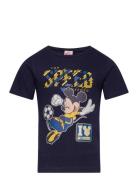 Mickey Mouse Tshirt Marinblå