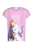 Tshirt Tops T-shirts Short-sleeved Purple Frost