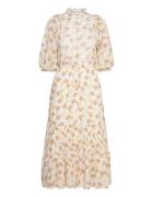 By Ti Mo Cotton Slub Midi Dress Gul