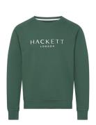 Heritage Crew Tops Sweat-shirts & Hoodies Sweat-shirts Green Hackett L...
