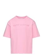 Short Sleeves Tee-Shirt Tops T-shirts Short-sleeved Pink Little Marc J...