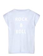 T-Shirt Tops T-shirts Short-sleeved Blue Zadig & Voltaire Kids