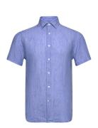 Holiday Designers Shirts Short-sleeved Blue Reiss