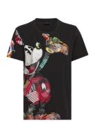 Mickey M. Christian Lacroix Tops T-shirts & Tops Short-sleeved Black D...