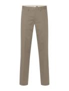 Slhstraight-William Twil 196 Pant W Noos Bottoms Trousers Chinos Beige...