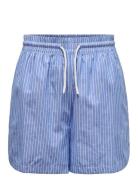 ONLY Onlarja Stripe Shorts Wvn Noos Blå