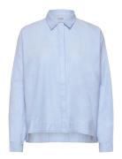 Gigi Oxford Shirt Tops Shirts Long-sleeved Blue Ahlvar Gallery