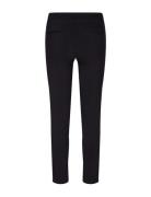 Sc-Lilly Bottoms Trousers Slim Fit Trousers Black Soyaconcept